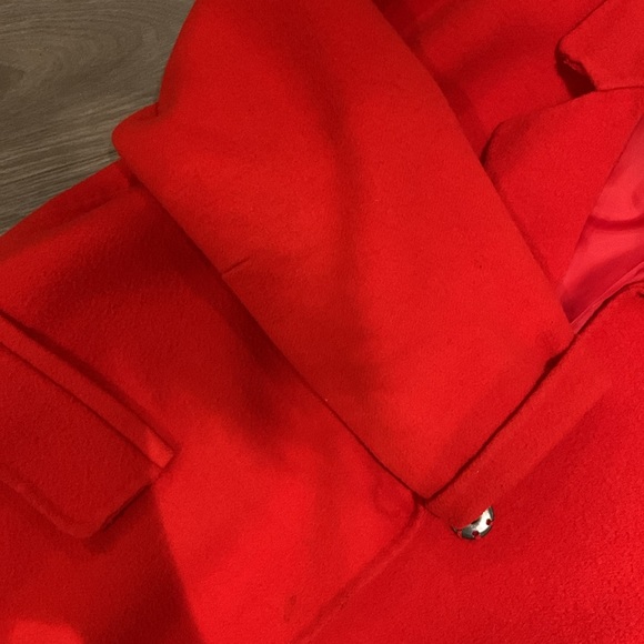 Oak fort red 90% wool coat for sale - Picture 4 of 8